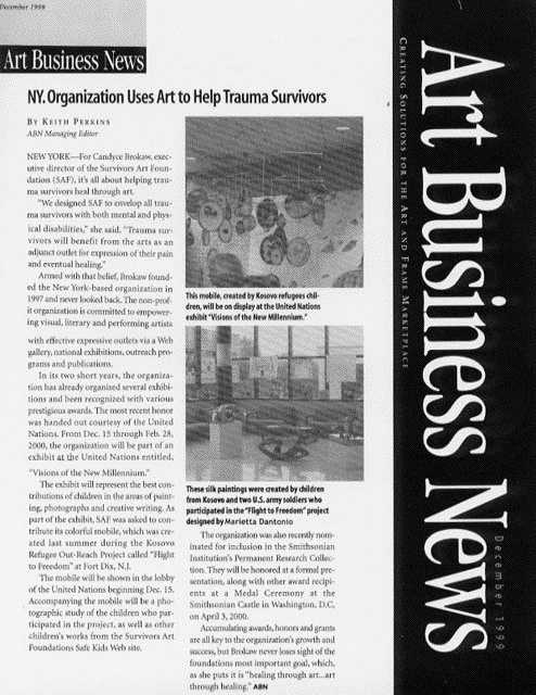 Art Business News article